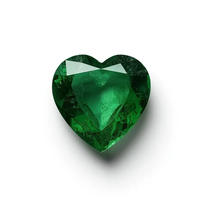 Emerald 1PC Tiny 5×5 MM Heart Faceted Green Sparkling Precious Loose Gemstone