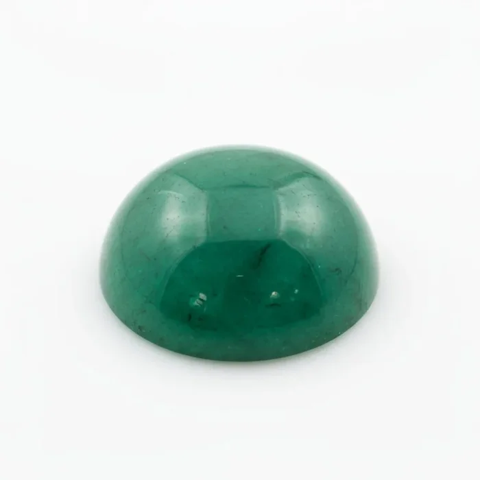 Emerald 1PC Tiny 6×6 MM Round Cabochon Green Shine Precious Loose Gems