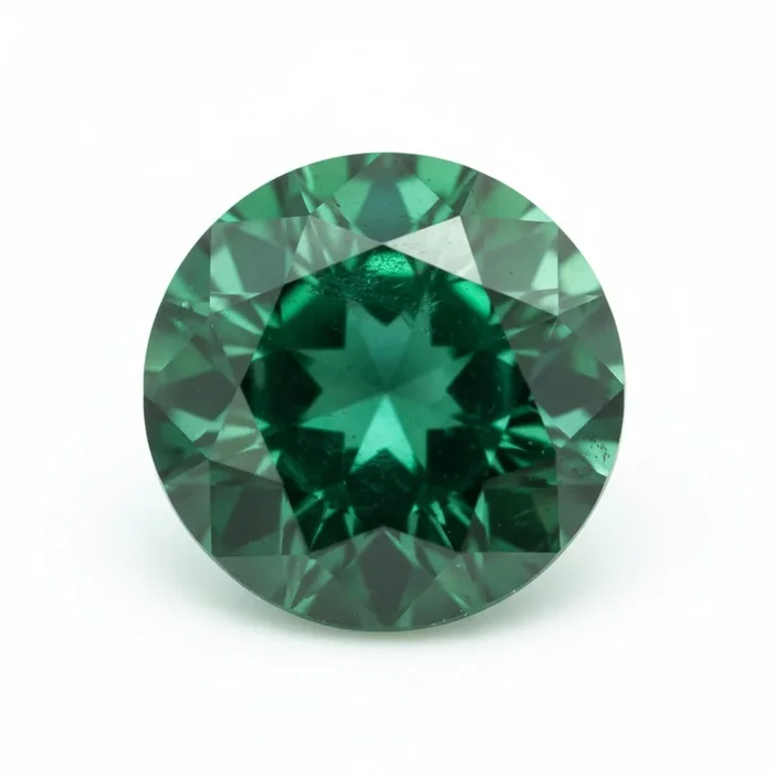 Emerald 1PC Tiny 6×6 MM Round Faceted Green Polished Precious Loose Gemstones