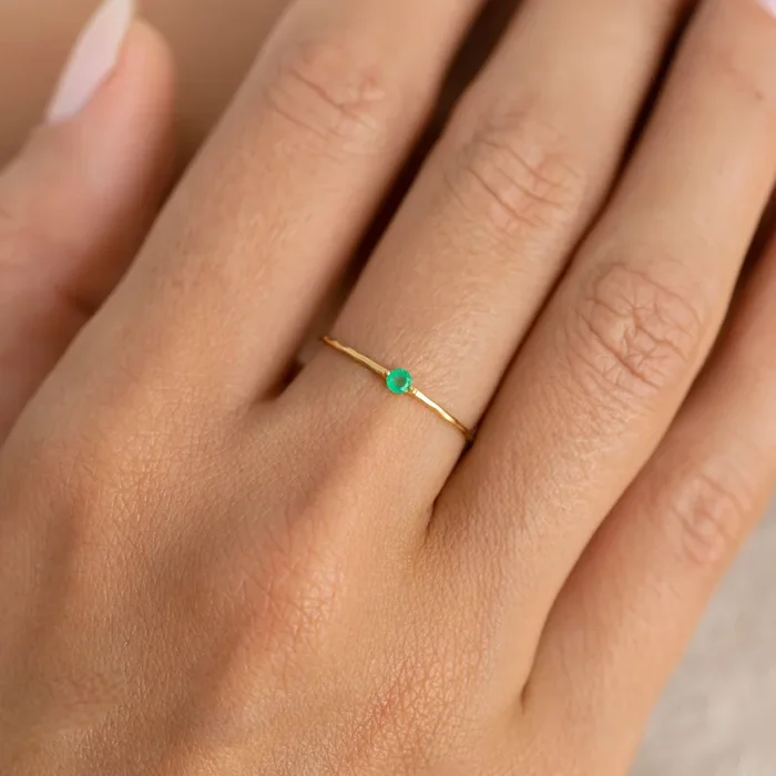 Emerald Ring 14k Gold – Penelope