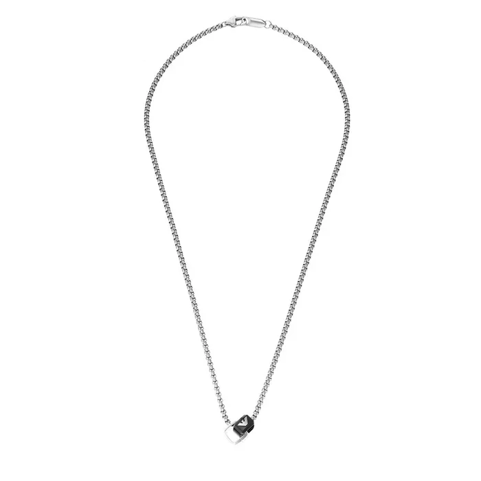 Emporio Armani Stainless Steel Key Basic Pendant With Chain