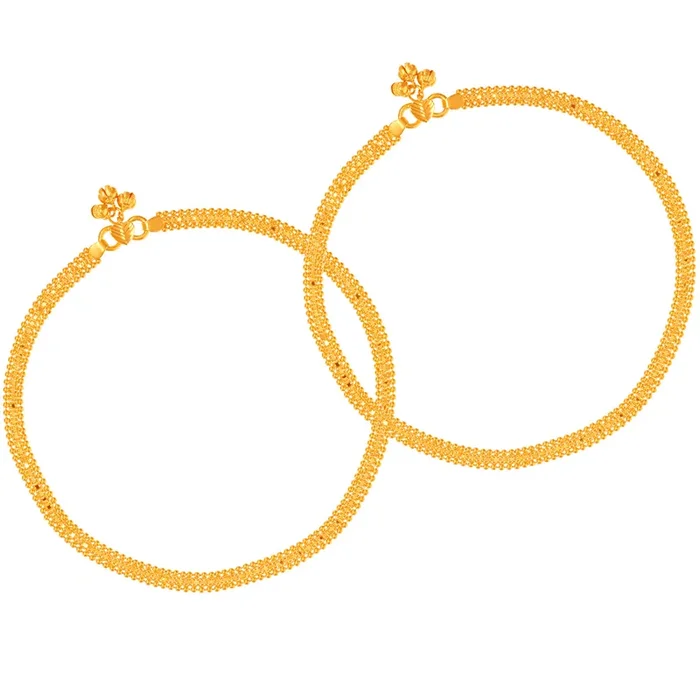 Endearing 2pcs Payal in 22K Gold