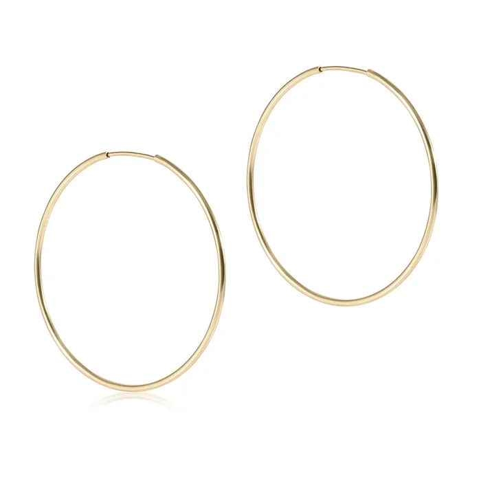 Endless Gold 1.25″ Hoop