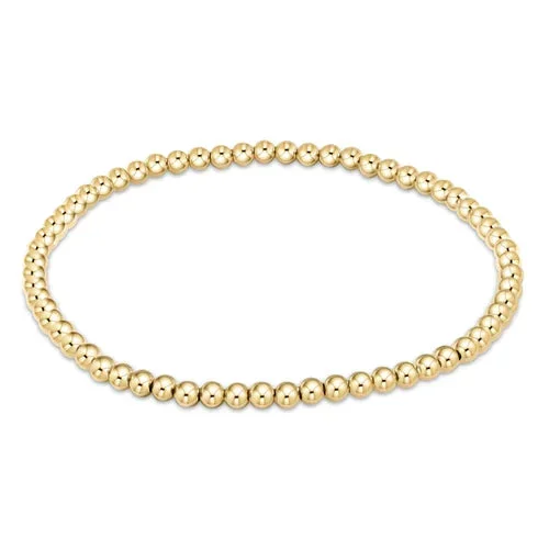 enewton 6.25″ Classic Gold Bead Bracelet – 3mm