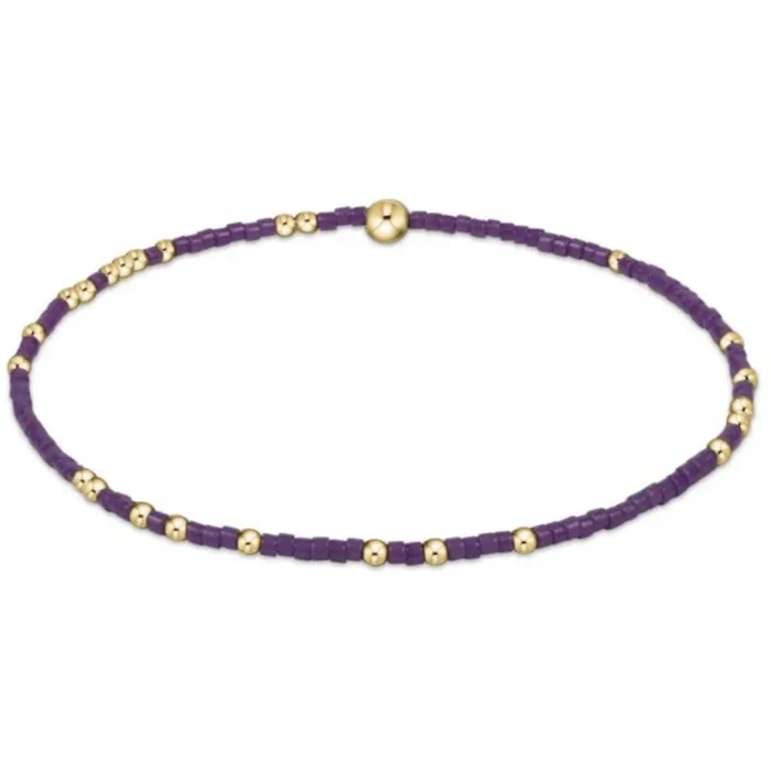 enewton 6.25″ Gameday Hope Unwritten Bracelet – Purple