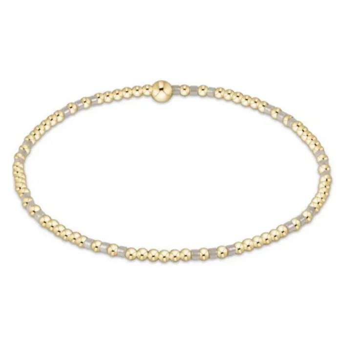 enewton 6.25″ Hope Joy Pattern 2mm Bead Bracelet – Milkshake