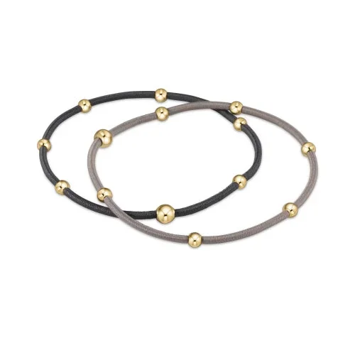 enewton “E”ssentials Hair Bracelet – Set of 2 -Holy Smokes