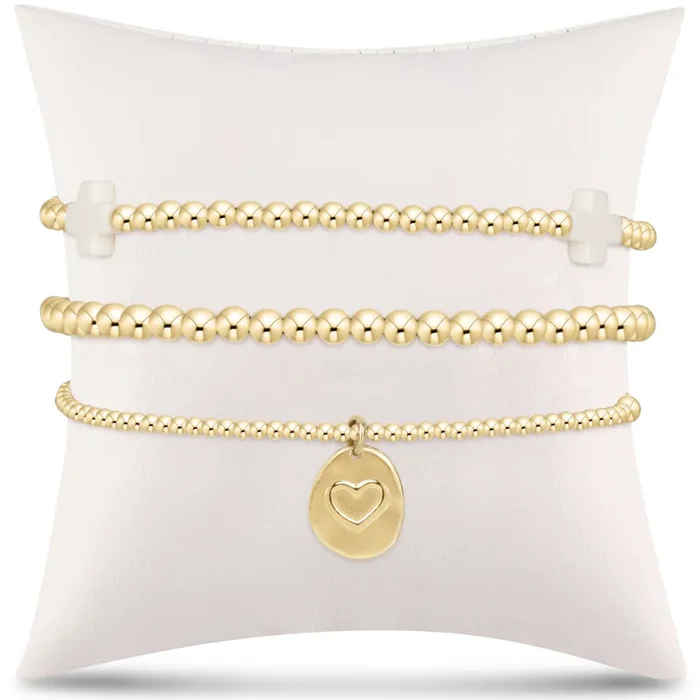 enewton Extends – e’s go-to gift stack – off-white small inspire love