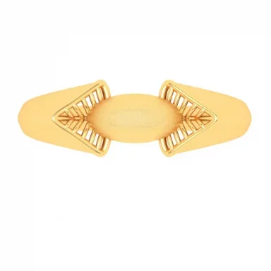 Exclusive Oval Shape Male Gold Ring From Mugdhaa Collection