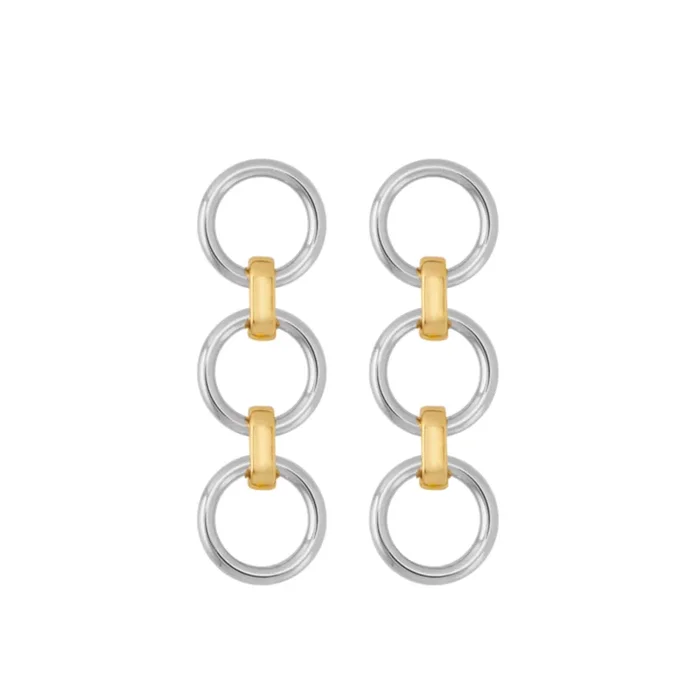 EYELET Earrings – Two-tone