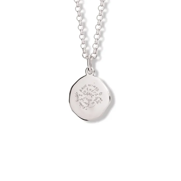 Feet, What Do I Need Them For Quote Pendant Silver
