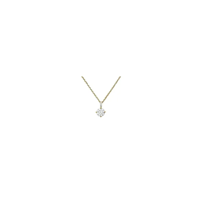 Flirt necklace in yellow gold and diamonds | LEPAGE