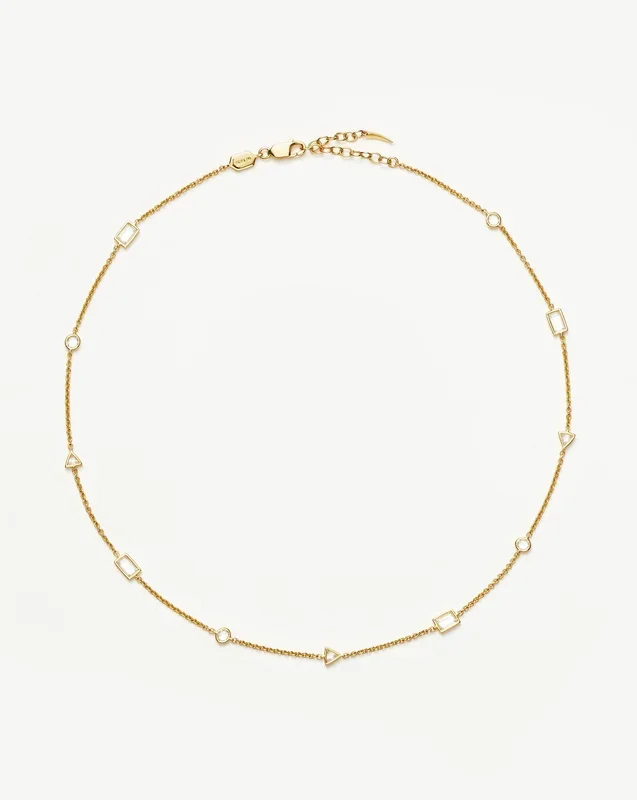 Floating Stone Charm Choker