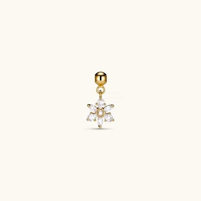 Flora Charm Gold