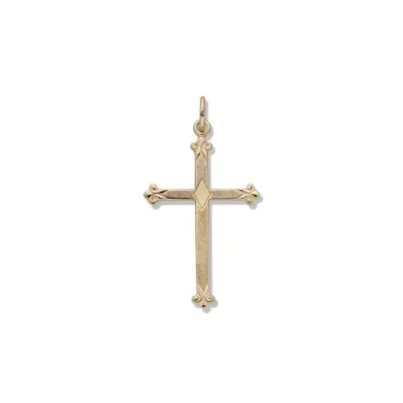 Florentine Cross 14K Yellow