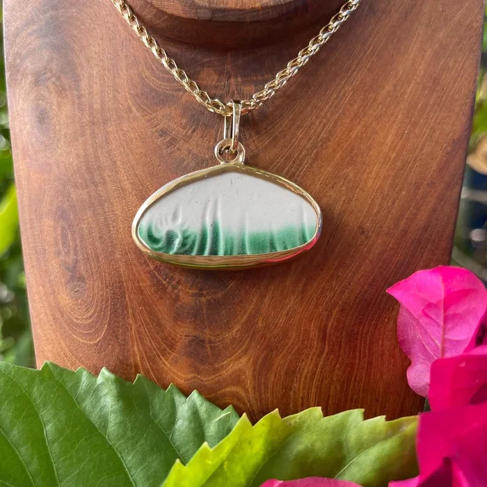 Flourishing Fields 14k Gold Pendant