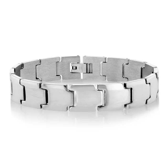 Forte Stainless-Steel Fancy 20.3cm Bracelet