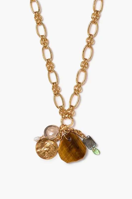 Fortuna Charm Necklace Tiger’s Eye