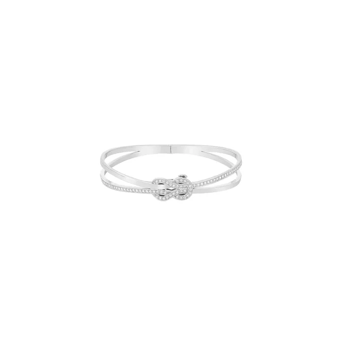 Fred Chance Infinie bangle white gold diamonds | LEPAGE