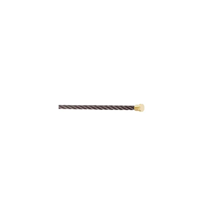 Fred Force 10 Cable Storm Grey Medium Steel Yellow Gold Plated – Lepage