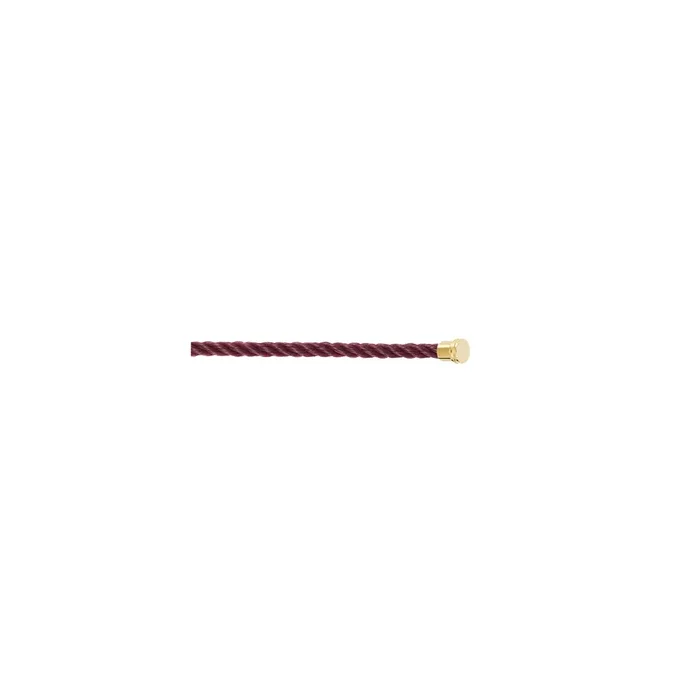 FRED Force 10 Garnet MM cable yellow gold steel | Lepage