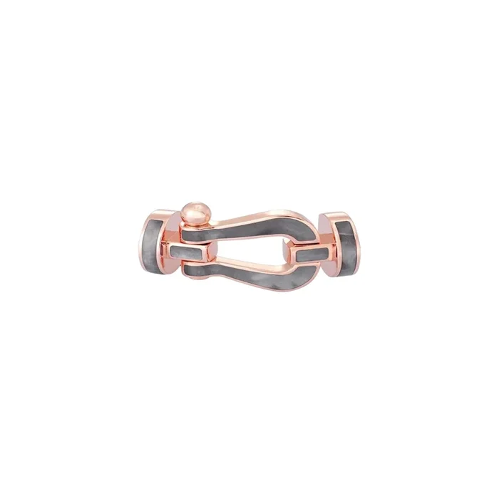 Fred Force 10 Large buckle in Rose Gold and Grey Mother of Pearl – Lepage