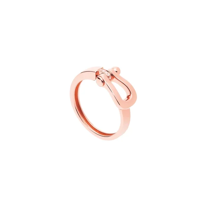 Fred Force 10 Medium Ring in Rose Gold and Diamonds – Lepage