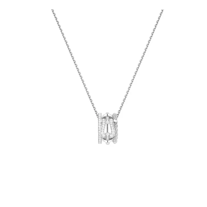 FRED Force 10 Rise necklace in 18k white gold and diamonds – Lepage