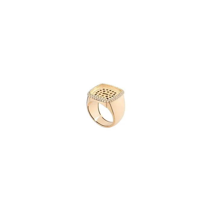 Fred Pain de Sucre medium size ring in yellow gold and diamonds – Lepage