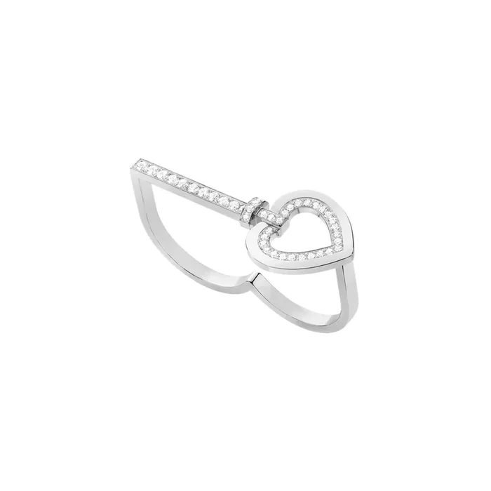 FRED Pretty Woman double ring in white gold and diamonds | Lepage official retailer