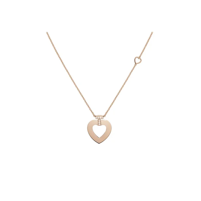Fred Pretty Woman medium necklace in rose gold and diamonds – Lepage