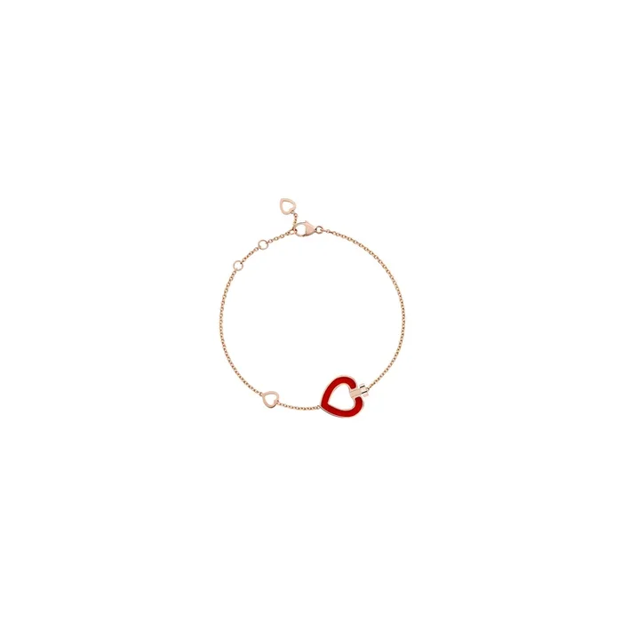 Fred Pretty Woman rose gold, diamonds and carnelian bracelet