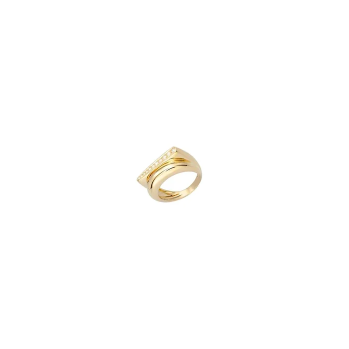 Fred Success ring small model yellow gold diamonds | LEPAGE