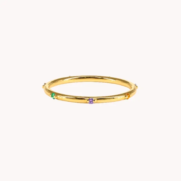 Full Moon Multicolor Ring