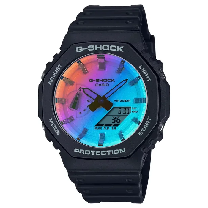 G-Shock Analog-Digital 2100 Series Black Resin Watch