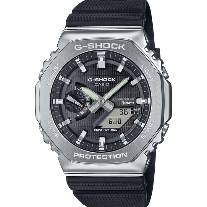 G-Shock GBM2100-1A Metal Covered Bluetooth ‘CasiOak’