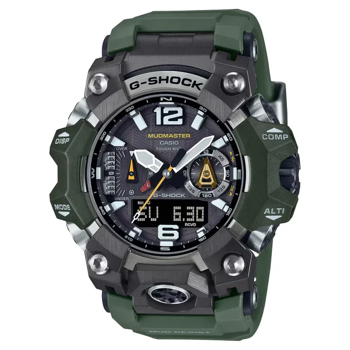 G-Shock Master of G – Land Mudmaster Solar Green Resin Watch, GWGB1000-3A