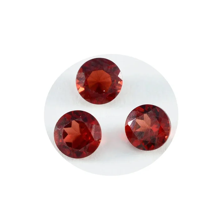 Garnet 1PC Chunky 16×16 MM Round Faceted Red Pure Semi Precious Loose Gemstones