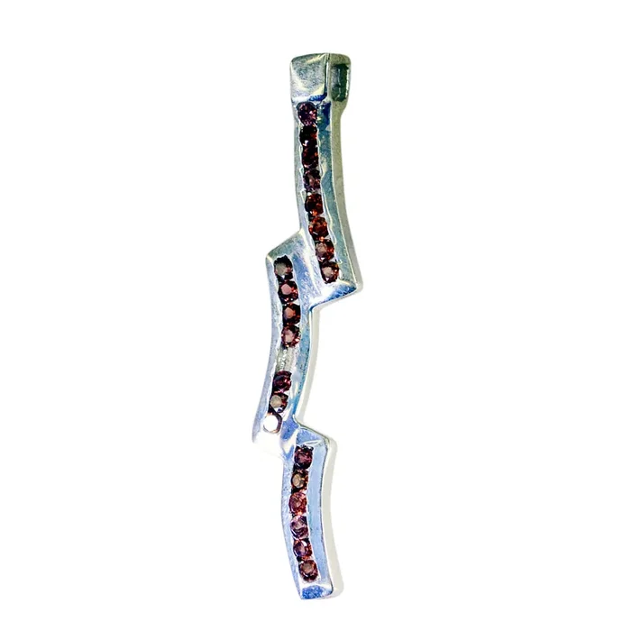 Garnet Featherlight Egyptian 925 Silver multiple Aria Graceful Red Pendant Jewelry