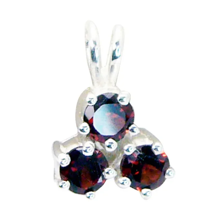 Garnet Featherlight Turkish 92.5 Silver Trilogy Hanna Trendy Red Pendant Jewellery