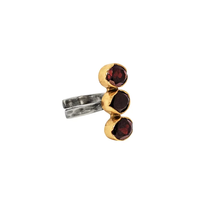 Garnet Totem Ring