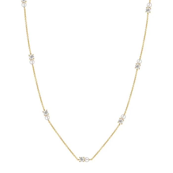 Georgini Noel Nights Gold Plated Sterling Silver Snow Drop Chain