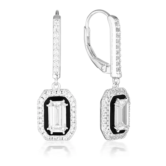 Georgini Reflection Sterling Silver Retrospect Drop Earring
