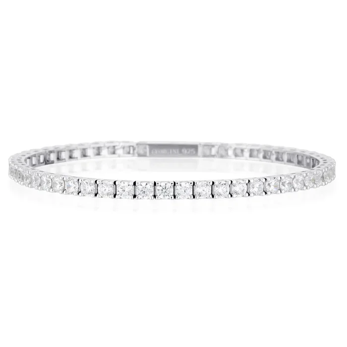Georgini Sterling Silver 3mm Selena Tennis Bracelet