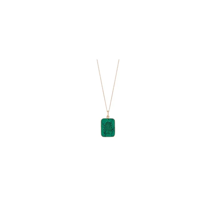 Ginette NY Bliss Buddha necklace in pink gold turquoise – Lepage