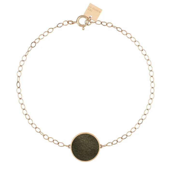 Ginette NY Ever bracelet in rose gold and gold obsidian – Lepage