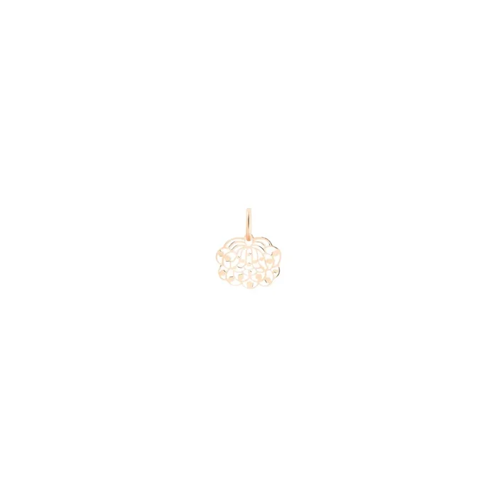 Ginette NY Mini lotus charm pendant in rose gold – Lepage