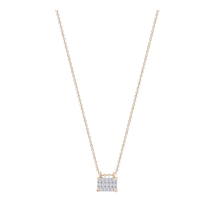 Ginette NY mini Midnight necklace in rose gold and diamonds | Lepage