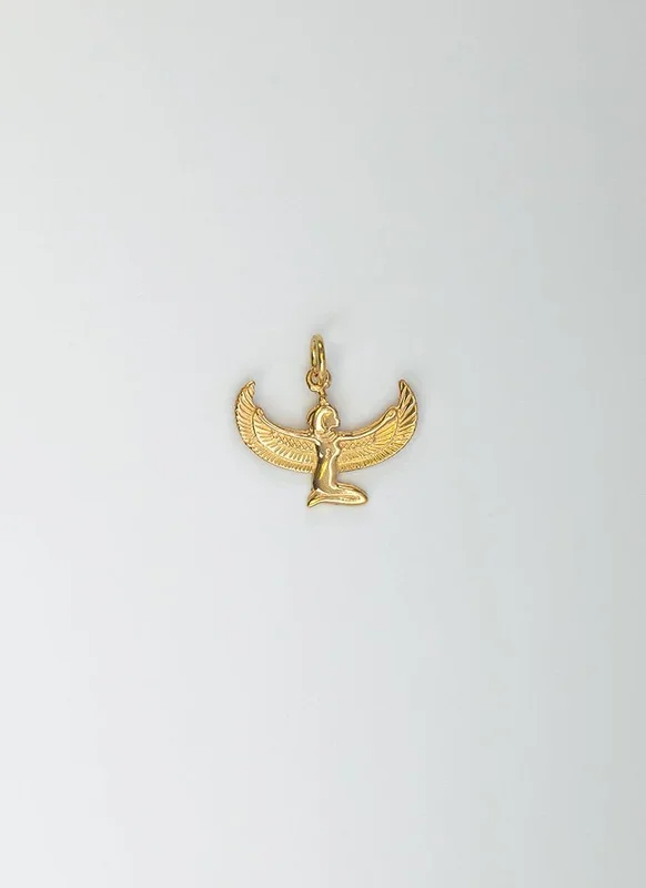 Goddess charm 14k gold