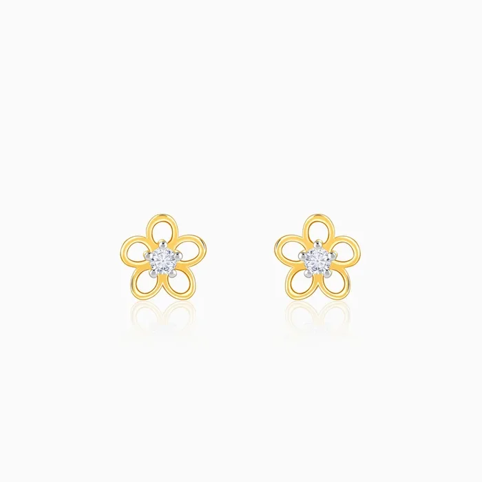 Gold Always Spring Lab Grown Diamond Earrings